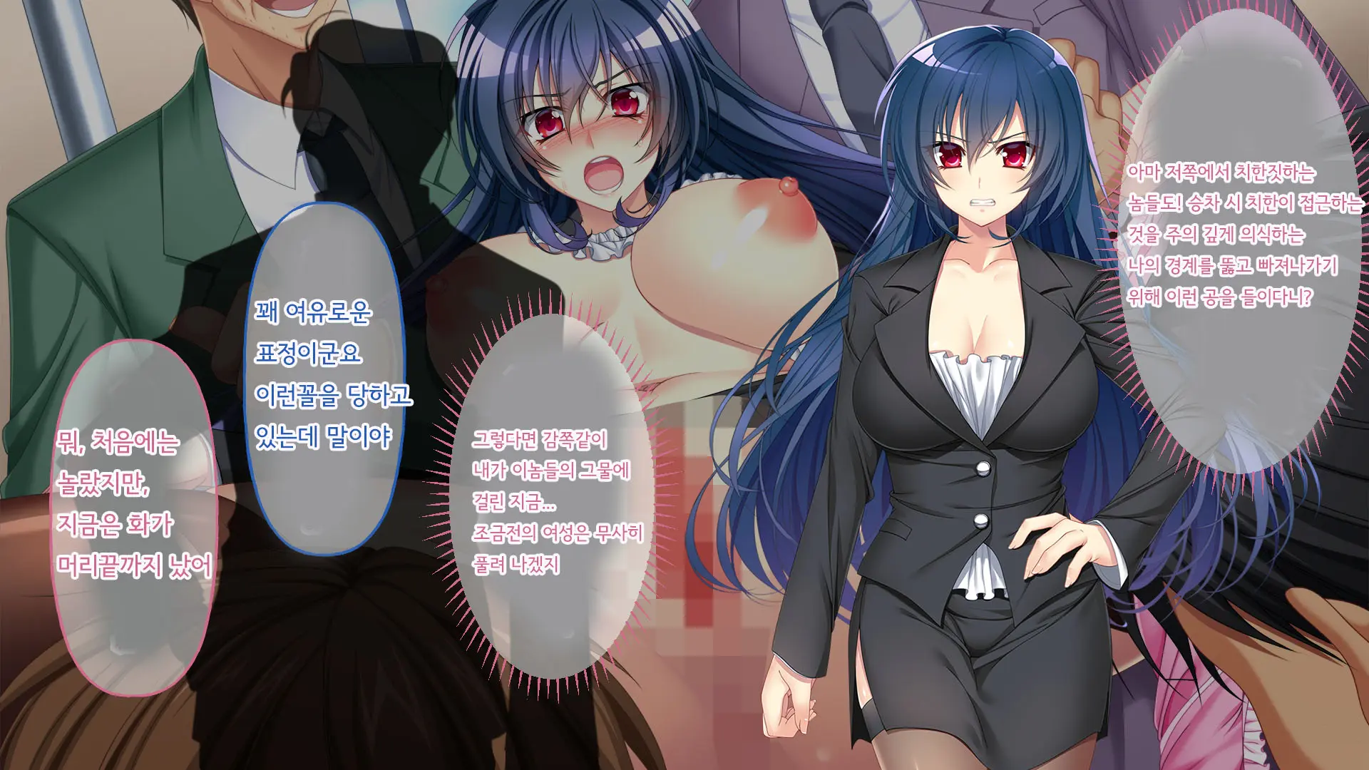 Nigeba Nashi! Misshitsu Chikan Densha ~ Otori Sosakan No Hamerare Jigoku | 도망칠수 없어! 밀실치한전차 ~함정수사관의 삽입지옥~